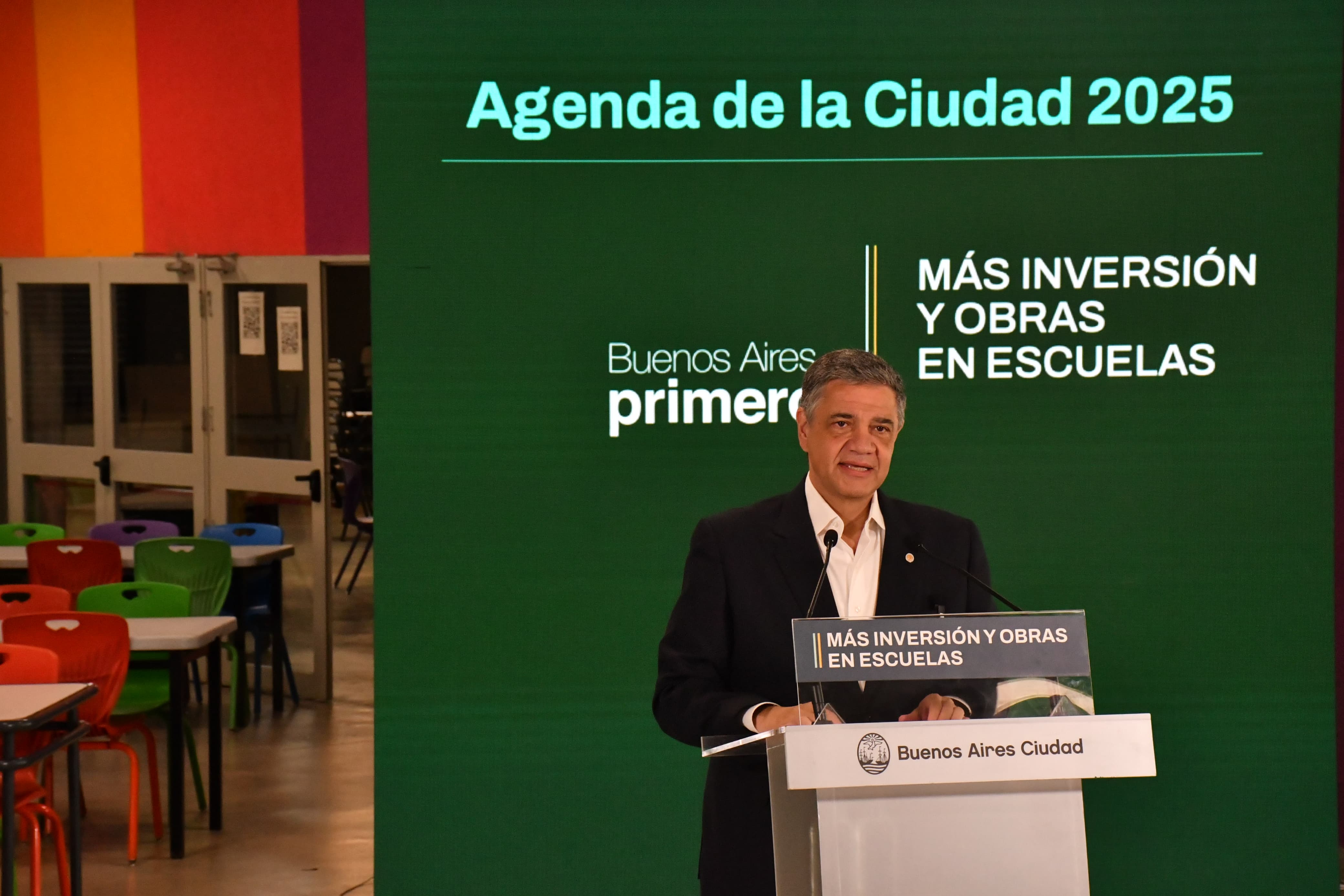 Anuncios de Jorge Macri sobre Educación.