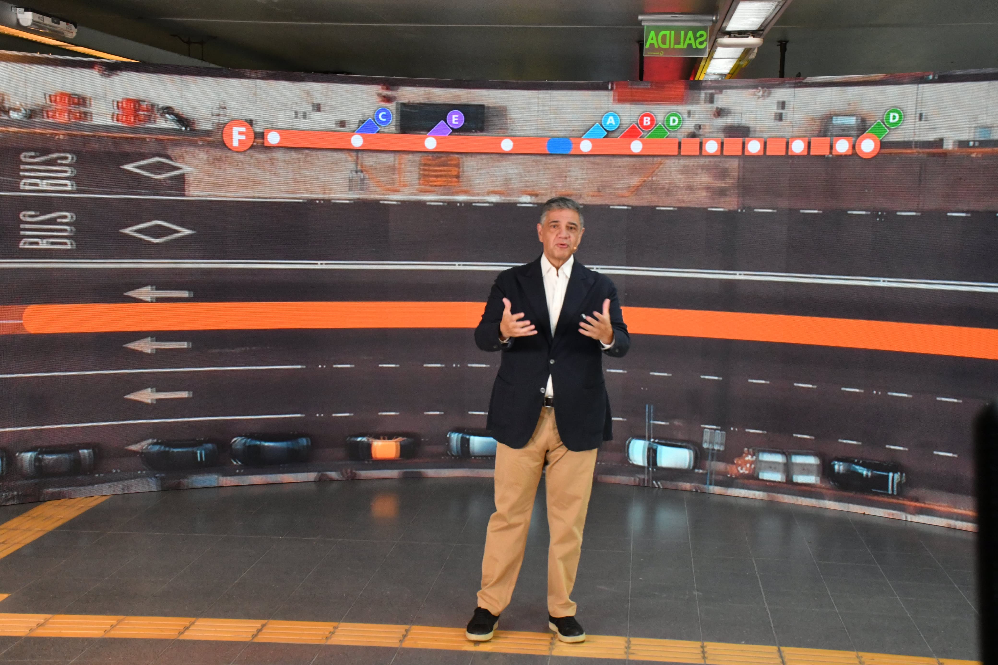 Jorge Macri anunció la nueva línea F de subte.