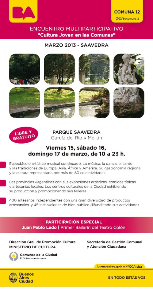 Encuentro Multiparticipativo en Parque Saavedra