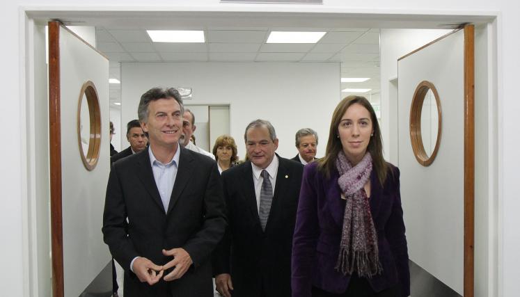 El jefe de Gobierno de la ciudad de Buenos Aires, Mauricio Macri, inauguró hoy el nuevo edificio de la Guardia del Hospital Penna, ubicado en el barrio de Parque Patricios