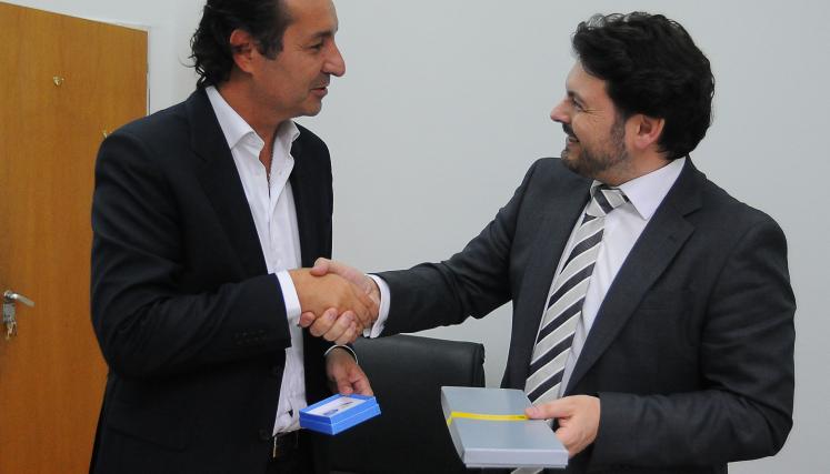 El Subsecretario de Relaciones Internacionales e Institucionales del GCBA, Fulvio Pompeo, recibió en el Palacio Municipal a Antonio Rodríguez Miranda, secretario general de Emigración de la Xunta de Galicia.