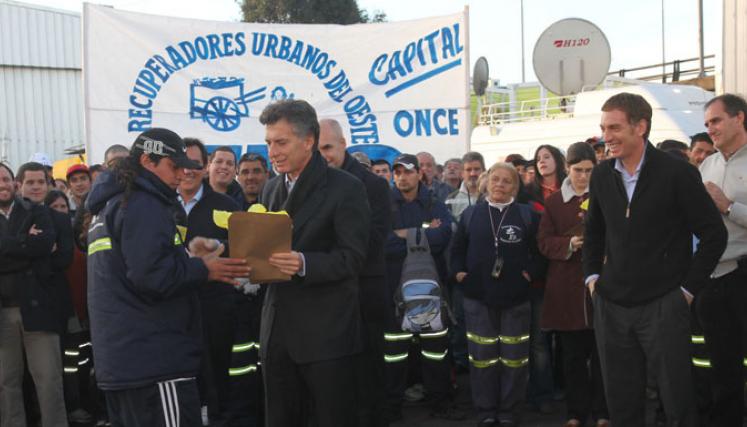 El jefe de Gobierno porteño, Mauricio Macri, inaguró el primer Centro Verde de la Ciudad. Foto Matías Repetto-gv/GCBA.-