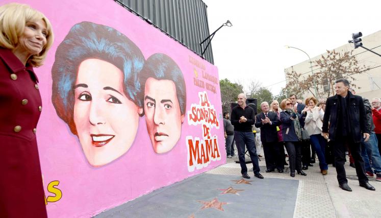Se inauguró un nuevo mural en el Distrito Audiovisual: “La sonrisa de Mama”