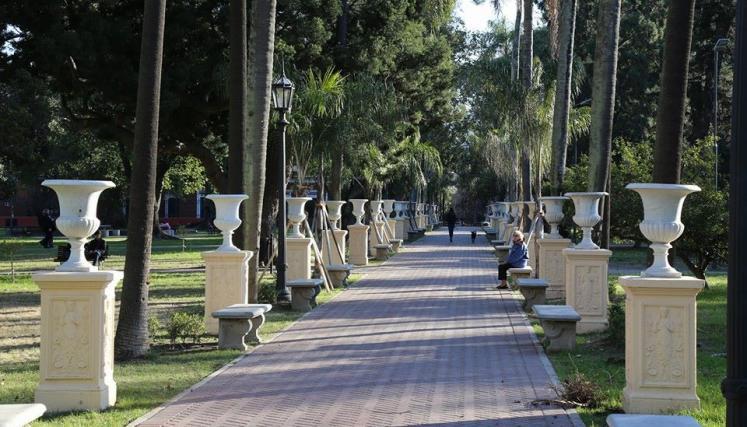El Parque Lezama ya luce totalmente renovado. Foto: Archivo GCBA