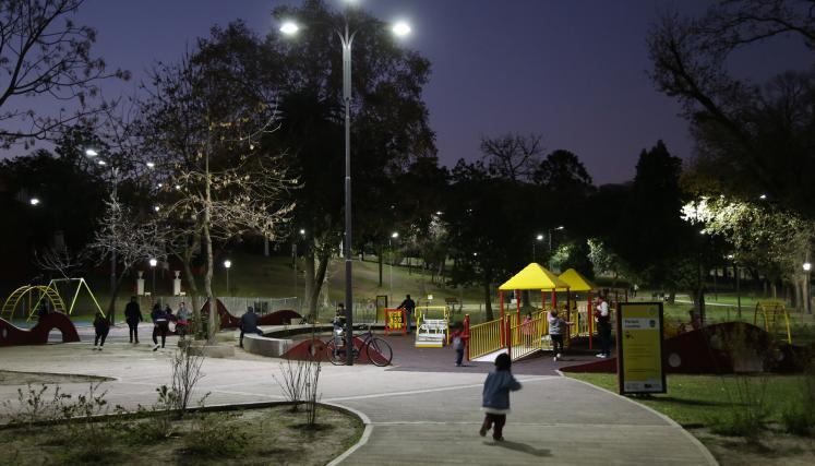 El Parque Lezama ya luce totalmente renovado. Foto: MAyEP