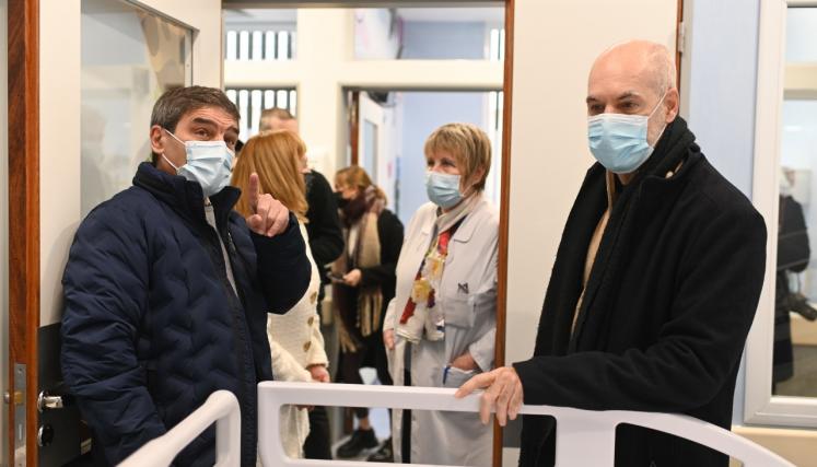 Rodríguez Larreta inauguró la nueva Unidad de Cuidados Intensivos del Hospital Gutiérrez