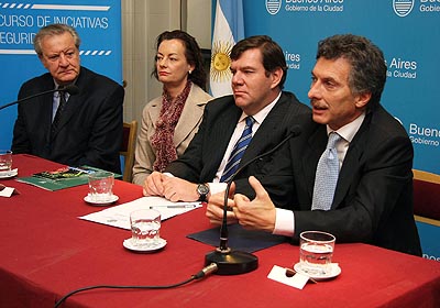 El jefe de Gobierno Mauricio Macri present un concurso de iniciativas para mejorar la seguridad vial.  Foto: Claudio Spina/GCBA. 