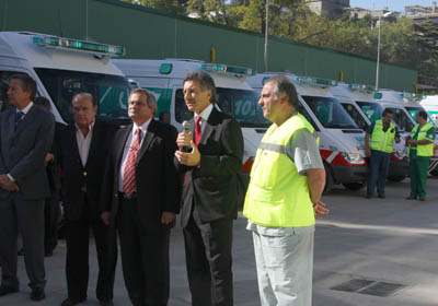 El jefe de Gobierno, Mauricio Macri, ratific� que �la salud p�blica, gratuita y de calidad es prioridad absoluta� en la Ciudad. Foto Claudio Spina/GCBA.