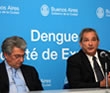 Dengue: el Ministro de Salud, Jorge Lemus, llev tranquilidad a los vecinos 