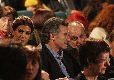 El jefe de Gobierno de la Ciudad de Buenos Aires, Mauricio Macri, asisti a la funcin por los 50 aos del Teatro San Martn. Foto: Nahuel Padrevecchi/GCBA.