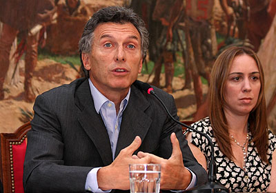 El jefe de Gobierno de la Ciudad de Buenos Aires, Mauricio Macri, ofreci una conferencia de prensa en el Saln Blanco del Palacio de Gobierno. Foto: Mariana Sapriza/GCBA.