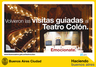 El Teatro Coln reinici el martes 8 de febrero las tradicionales visitas guiadas a nuestro primer coliseo.
