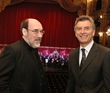 Macri encabez el acto de presentacin del nuevo teln del Teatro Coln