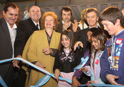 El jefe de Gobierno porteo, Mauricio Macri, asisti a la inauguracin de la 21 Feria del Libro Infantil y Juvenil. Fotos: Mariana Sapriza-gv/GCBA.