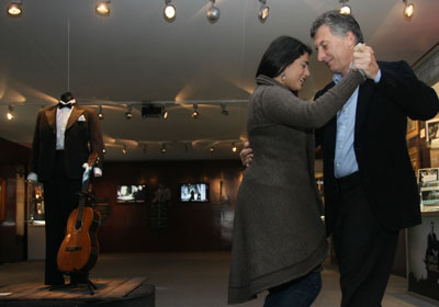 Mauricio Macri visit hoy la sede del Festival de Tango de Buenos Aires en el Centro Municipal de Exposiciones. Foto Mariana Sapriza-gv/GCBA.- 