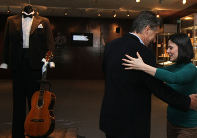 Mauricio Macri visit hoy la sede del Festival de Tango de Buenos Aires en el Centro Municipal de Exposiciones. Foto Mariana Sapriza-gv/GCBA.- 