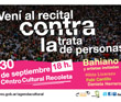 Vení al recital el 30 de septiembre, en el Centro Cultural Recoleta
