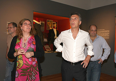 El jefe de Gobierno de la Ciudad de Buenos Aires, Mauricio Macri, asisti a La Noche de los Museos 2011. Foto: Mnica Martnez/GCBA.