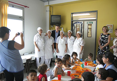 El jefe de Gobierno de la Ciudad de Buenos Aires, Mauricio Macri, visit hoy un centro de salud y una escuela infantil en el barrio de Saavedra. Foto: Mariana Sapriza-gv/GCBA.