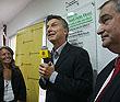 Macri inaugur el nuevo edificio de consultorios externos de infectologa 