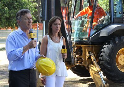 El jefe de Gobierno de la Ciudad de Buenos Aires, Mauricio Macri, anunci el inicio de las nuevas obras de los subterrneos que permitirn ampliar en cuatro kilmetros de recorrido la Lnea H (Retiro-Pompeya).