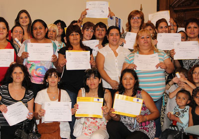 Entrega de diplomas a alumnos del Programa FIT. Foto: Noelia Seoane/GCBA.-