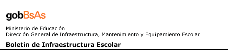 Boletín de Infraestructura Escolar