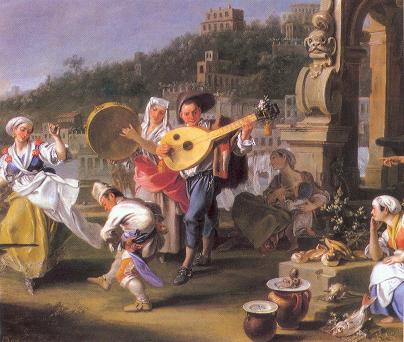 D&uacute;o de cuerda y percusi&oacute;n