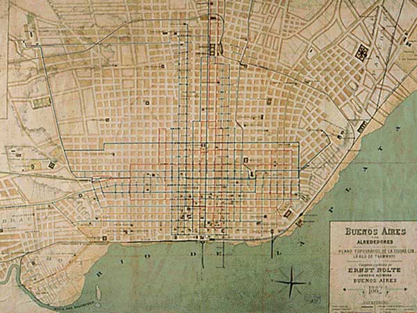 Plano Buenos Aires 1882