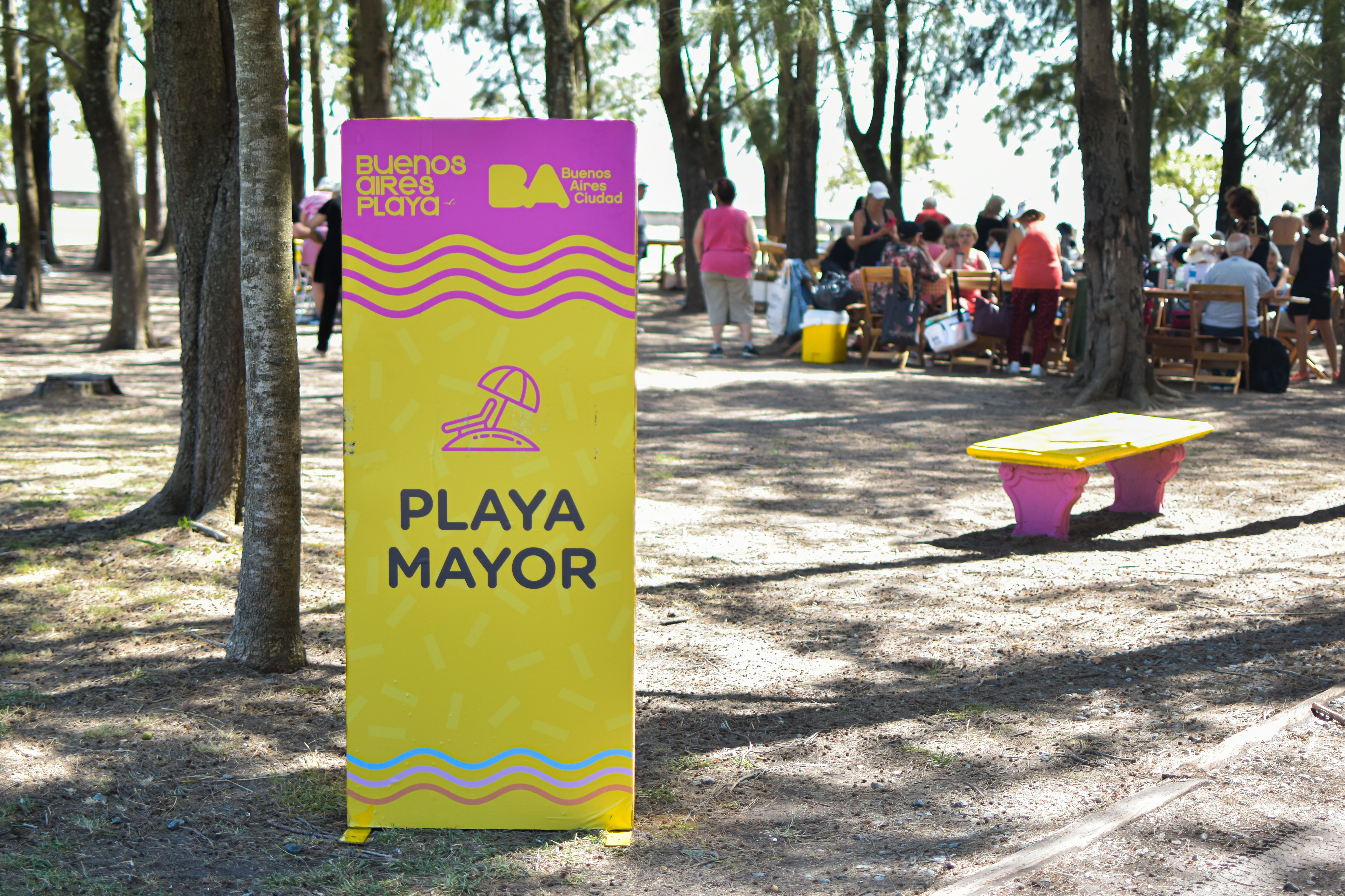 Playa Mayor, un lugar pensado para el disfrute de las personas mayores en BA Playa