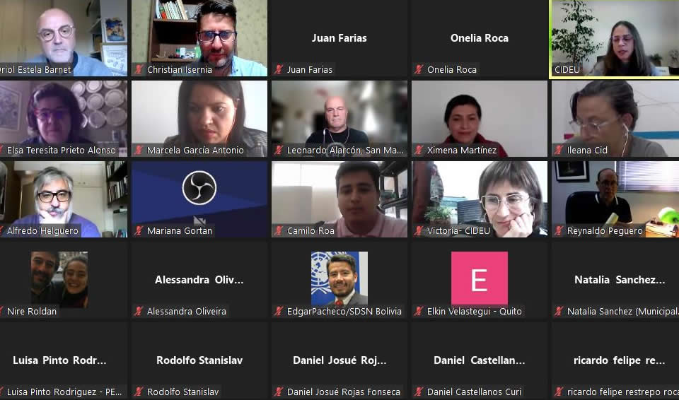 La UFEURC participó en encuentro organizado por CIDEU