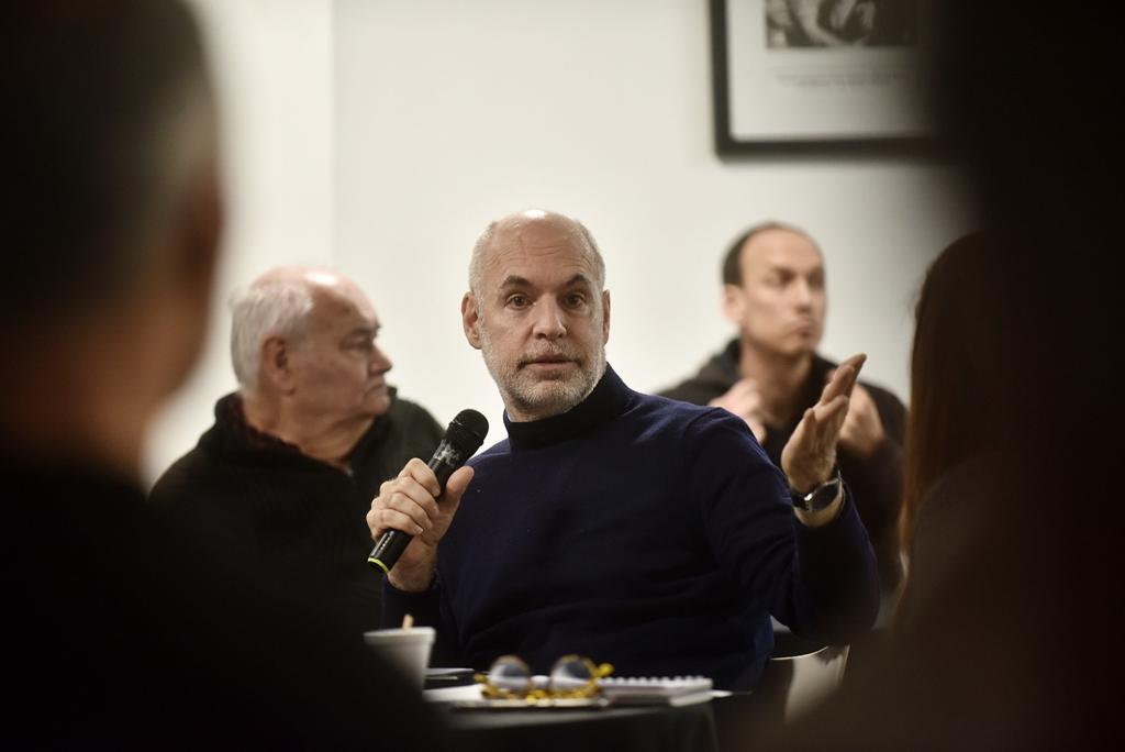 Reunión de vecinos con Horacio en Nuñez