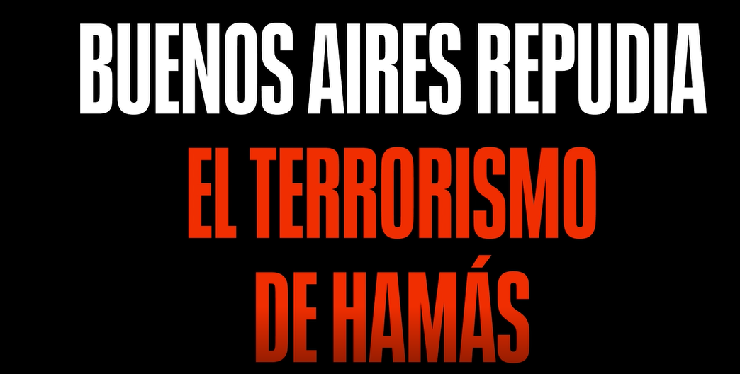 El Gobierno porteño se puso a disposición para honrar, visibilizar y reclamar por las víctimas argentinas del terrorismo de Hamas en Israel