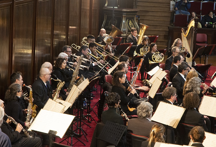 Último concierto del año de la Banda Sinfónica en el Anfiteatro del Parque Centenario
