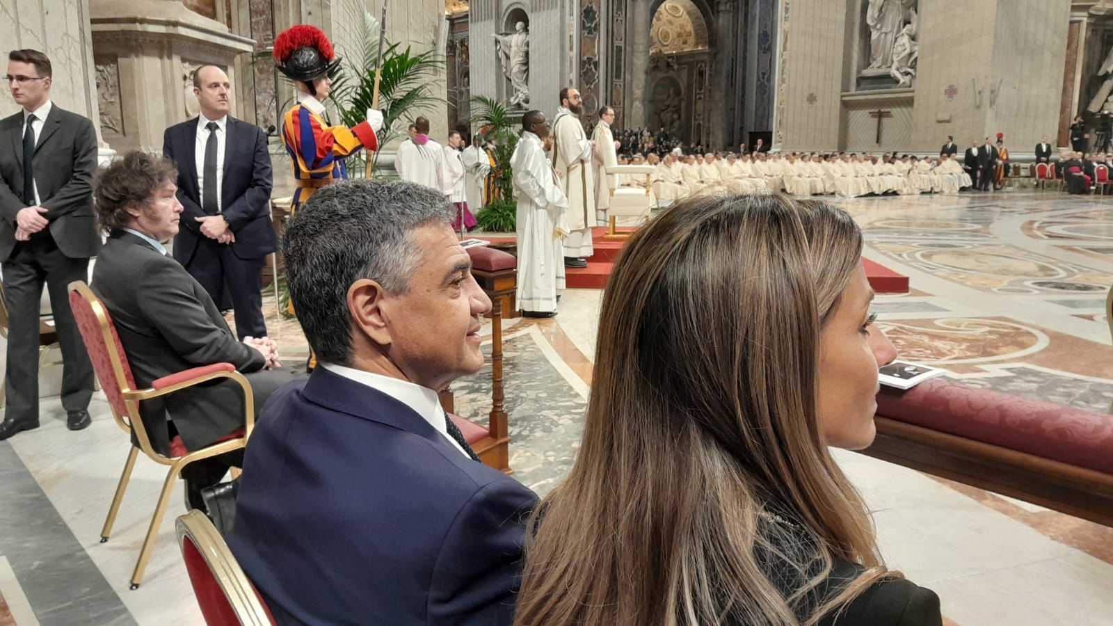 Jorge Macri participó de la misa de canonización de Mama Antula en la Basílica de San Pedro