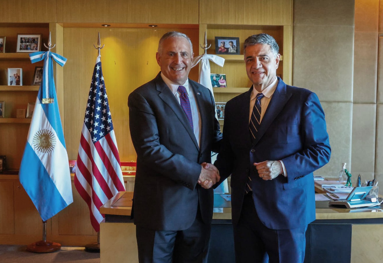 Jorge Macri recibió al embajador de los Estados Unidos en Argentina, Marc Stanley, "para afianzar el vínculo en beneficio de los porteños"