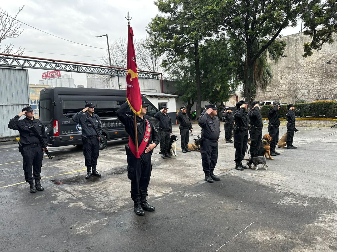 La División Perros de la Policía de la Ciudad celebró su 92 Aniversario