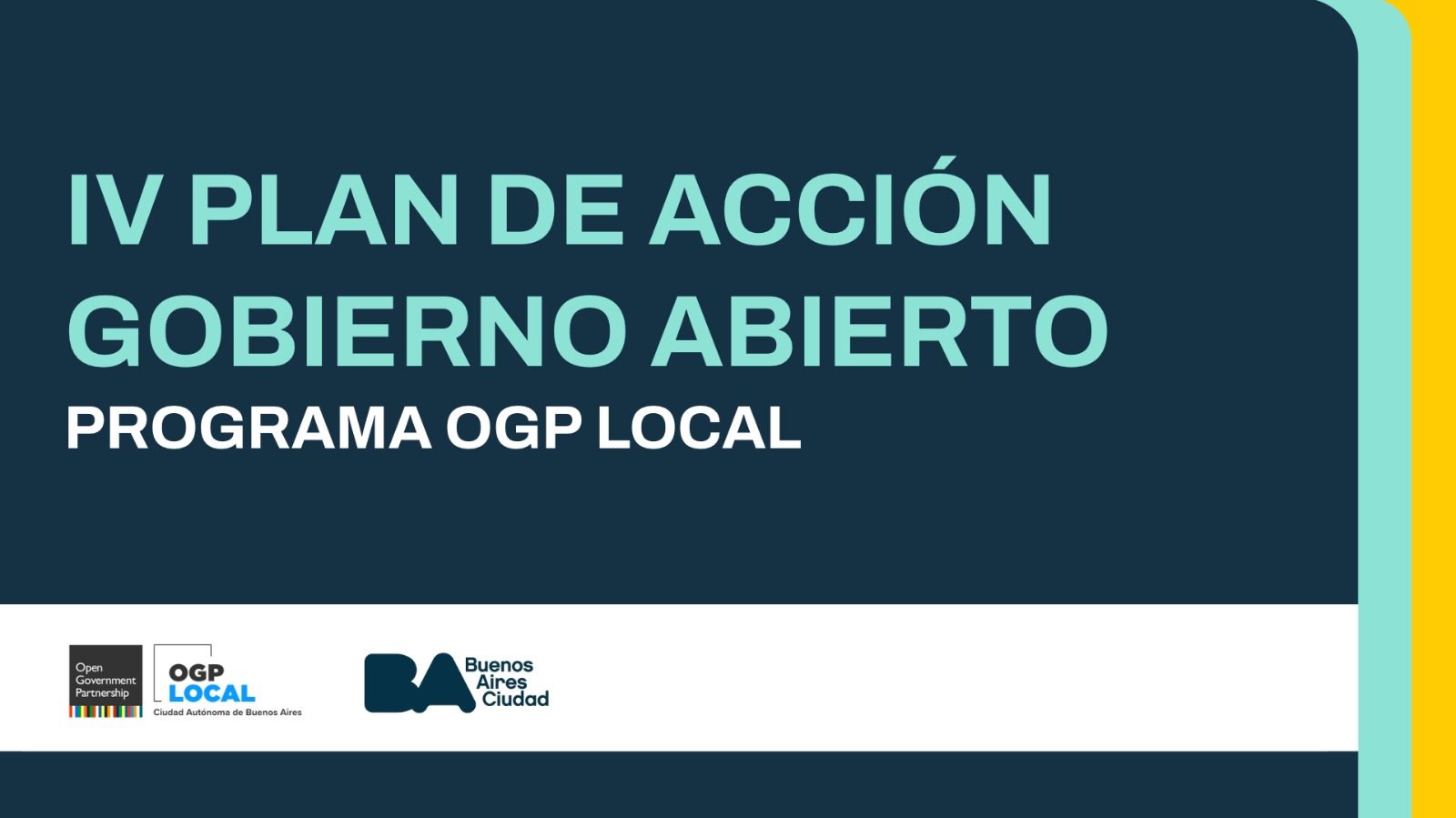 Lanzamos el IV Plan de Acción del Gobierno Abierto de la Ciudad