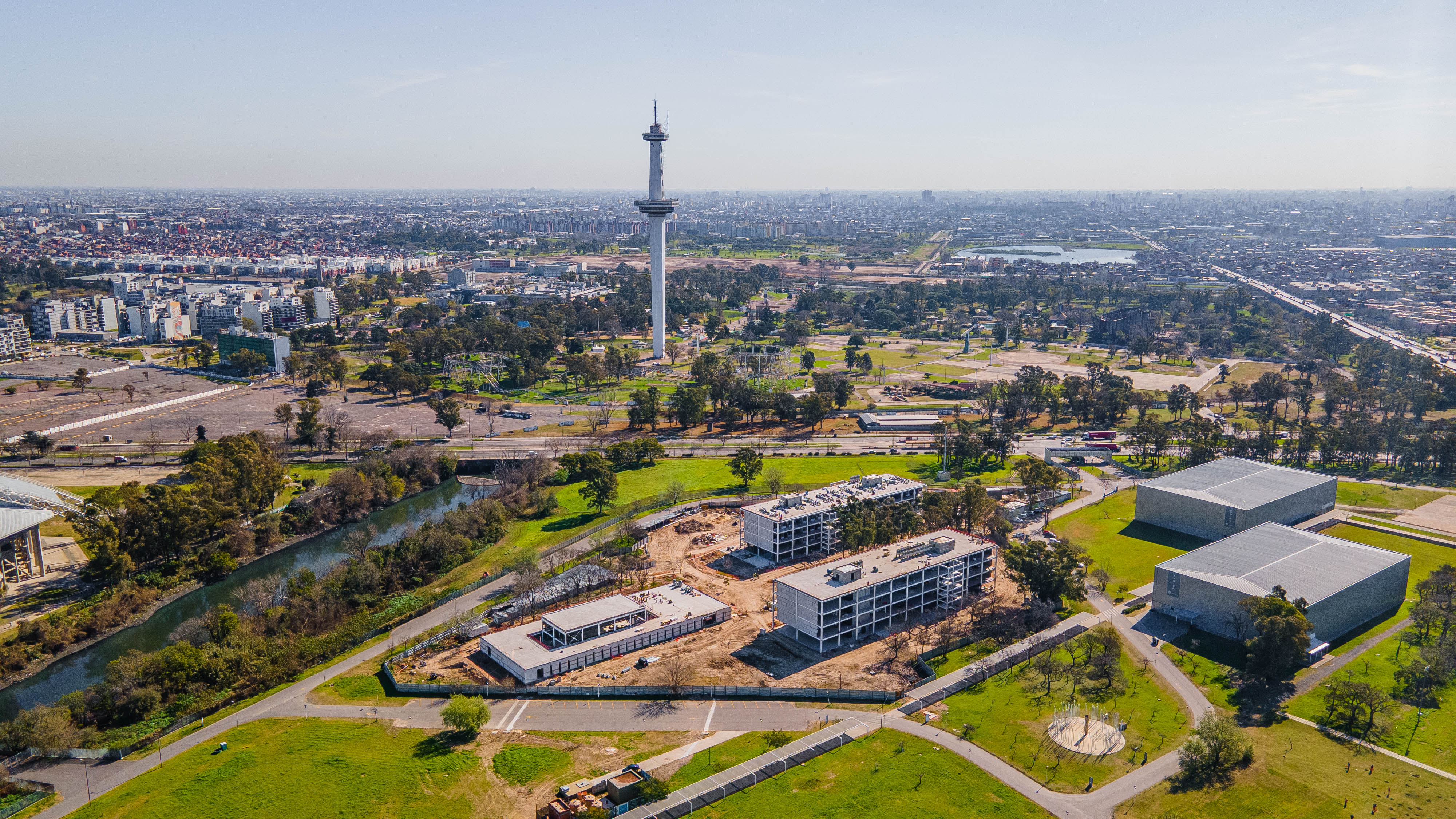 Continúan las obras de los nuevos edificios del Parque Olímpico