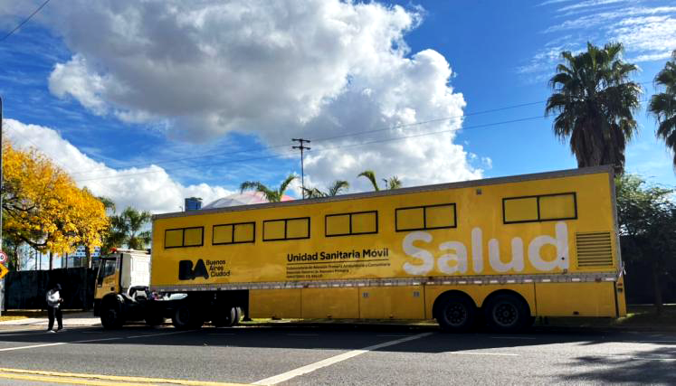 Las Residencias del Sistema de Salud participan en la Unidad Sanitaria Móvil