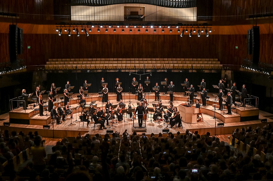 Música sacra francesa al aire libre 