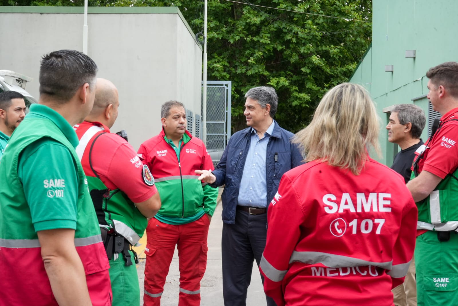 Jorge Macri supervisó los operativos de control de Navidad junto a médicos, policías y bomberos