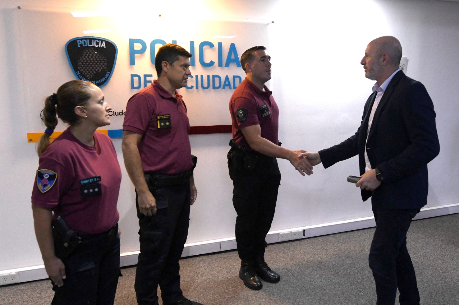 Reconocimiento a los policías que se negaron a aceptar coimas