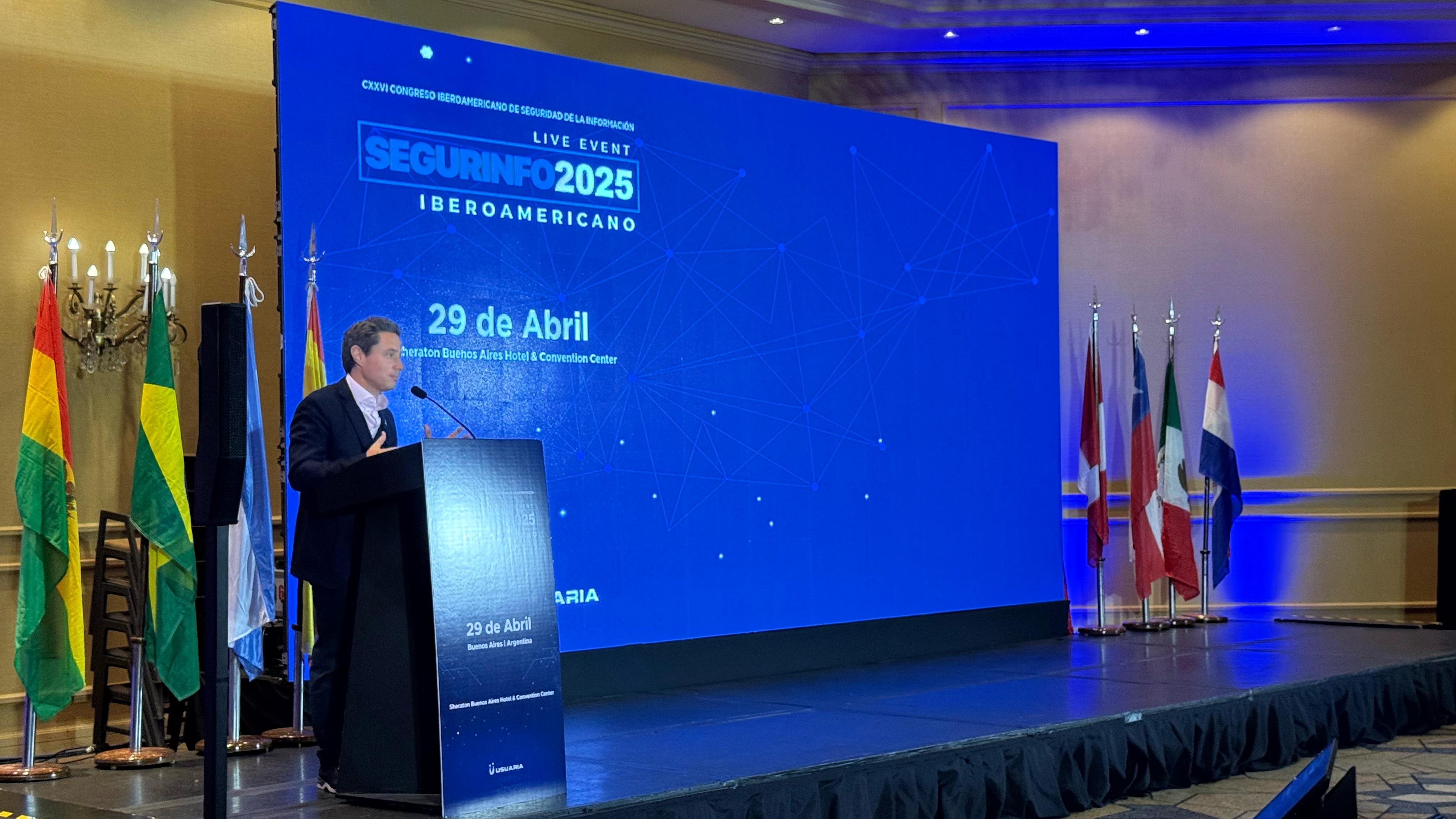 Gabriel Sánchez Zinny participó de la apertura de SEGURINFO 2025