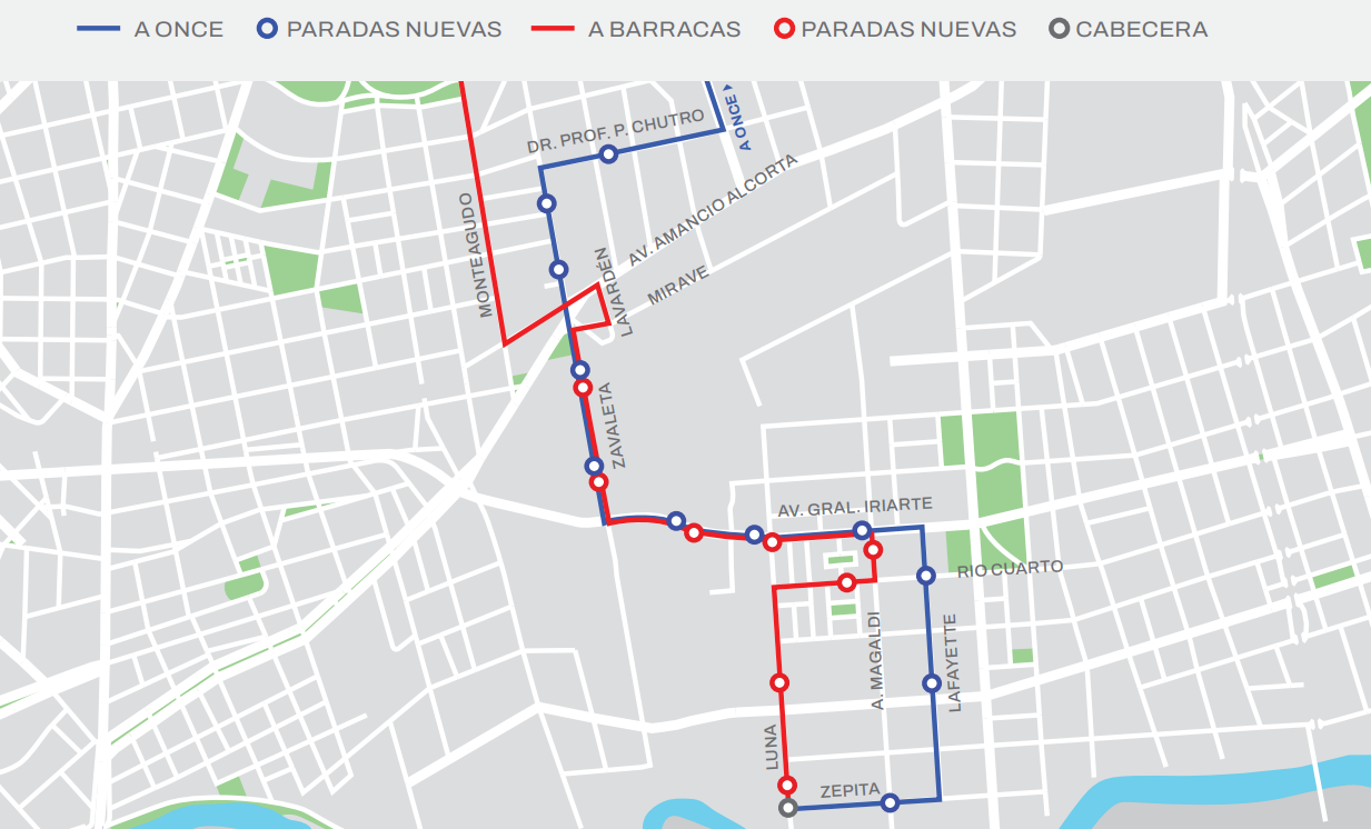 El sur mejor conectado: nuevo ramal C de la línea 118 hasta el barrio 21-24