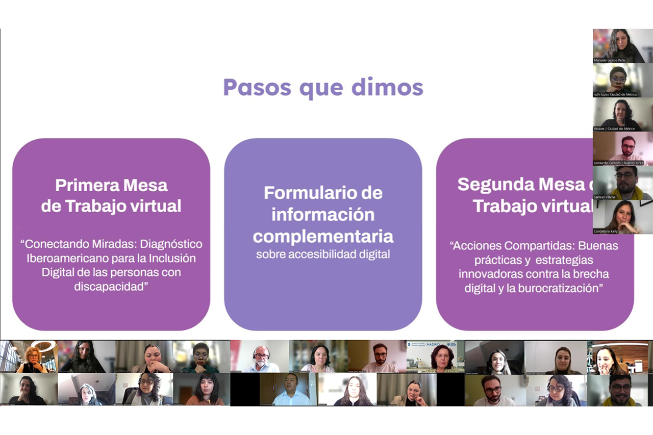 Se llevó a cabo la Segunda Mesa de Trabajo del Proyecto Puentes Digitales