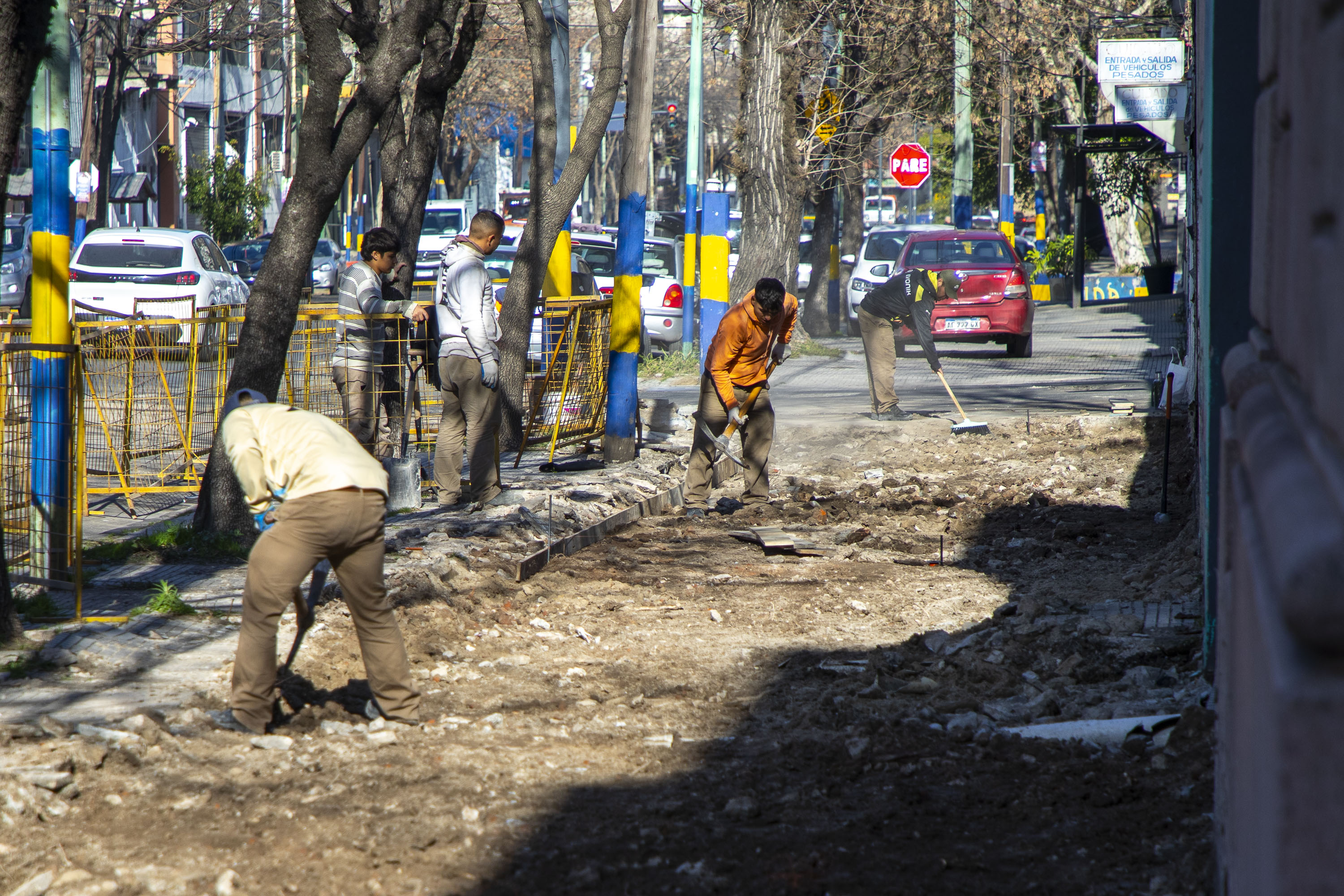 Avenidas Porteñas: Continúan las obras en Av. Pérez Galdós