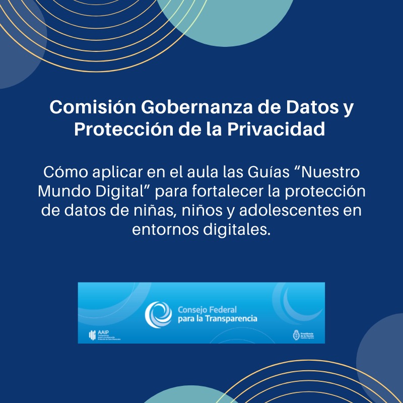 Quinta reunión de la Comisión de Gobernanza de Datos y Protección de la Privacidad del CFT