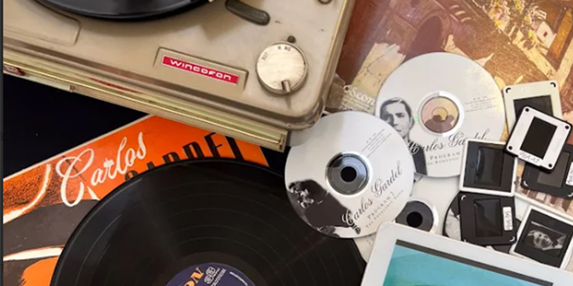 Gardel eterno, analógico y digital