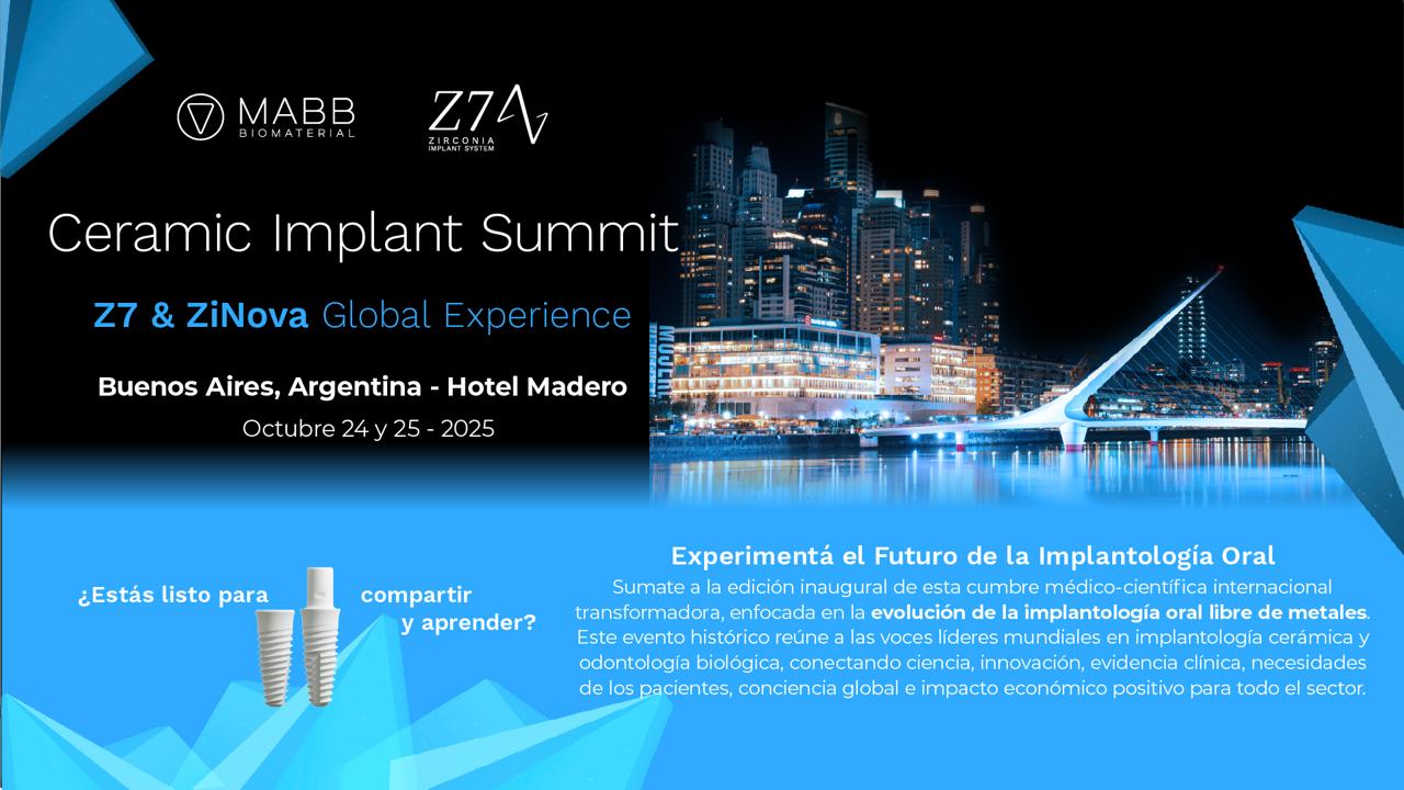 Llega a Buenos Aires la primera Cumbre Internacional de Implantología Cerámica